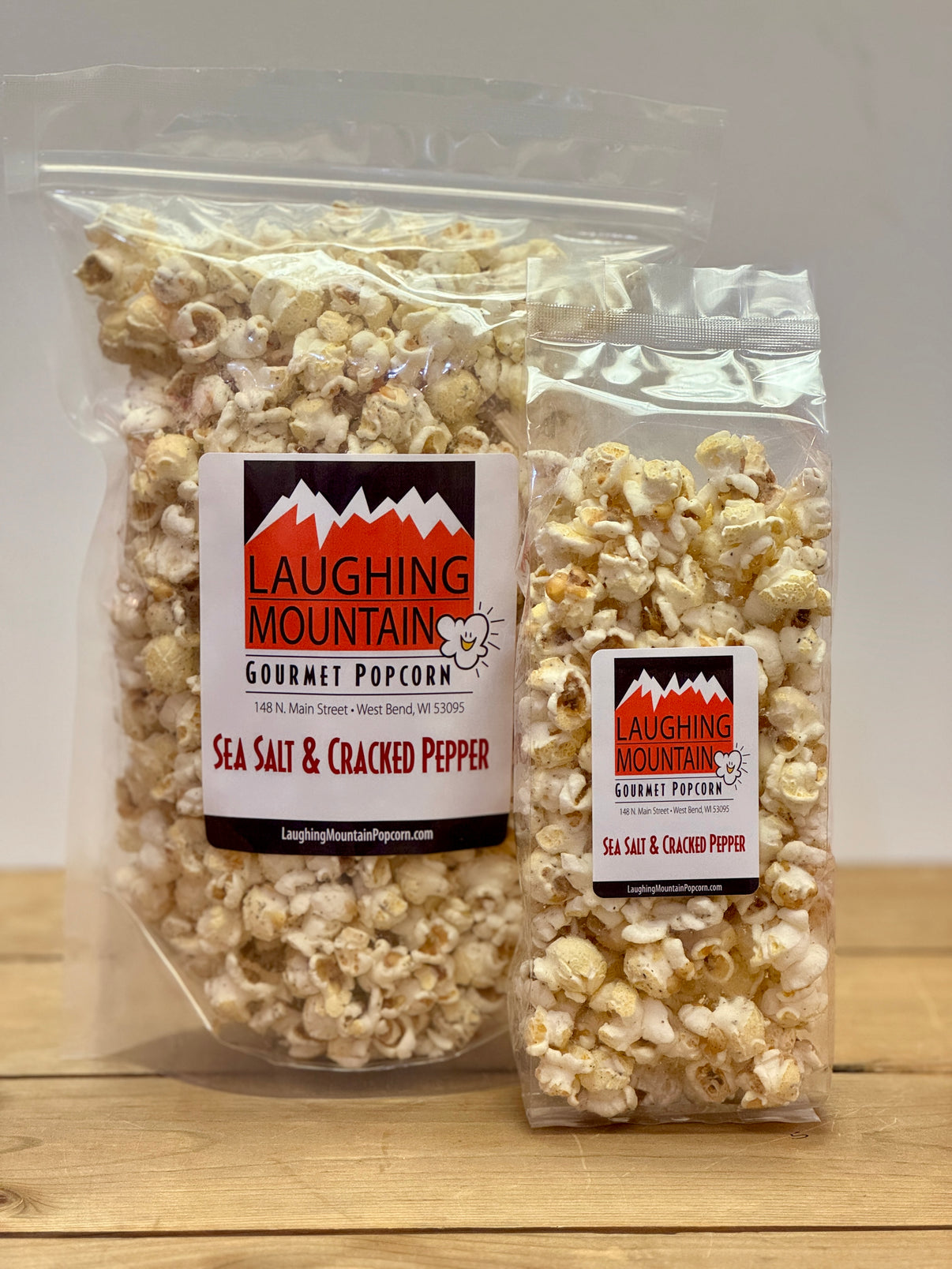 Sea Salt & Black Pepper Popcorn Laughing Mountain Gourmet Popcorn